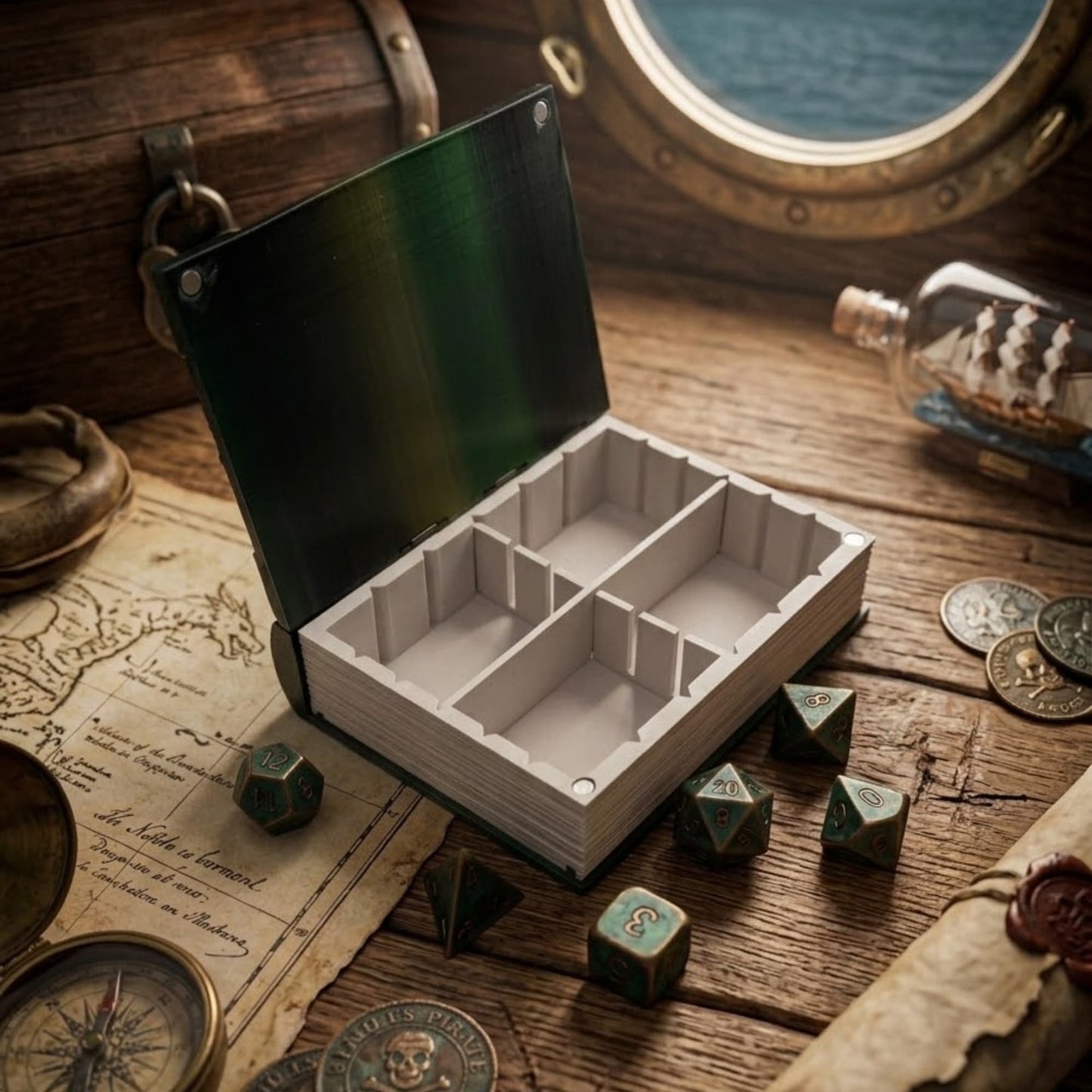 Totenkopf Zauberwürfel Box