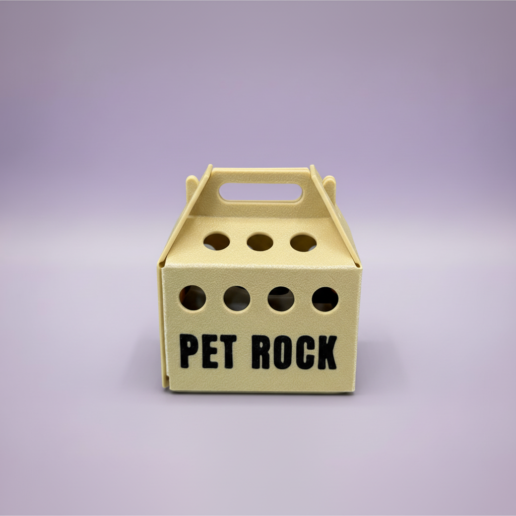 Pet Rock Box Vorderansicht