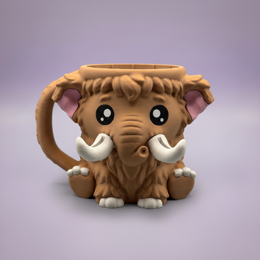 Mammut-Pflanzgefäß mit Lavendel-Hintergrund